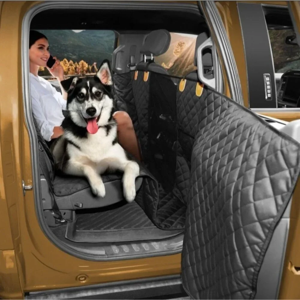 NEW Dog Hammock XL Truck SUV Back Seat Cover Extender Side Flaps 60x90 Mesh Vent